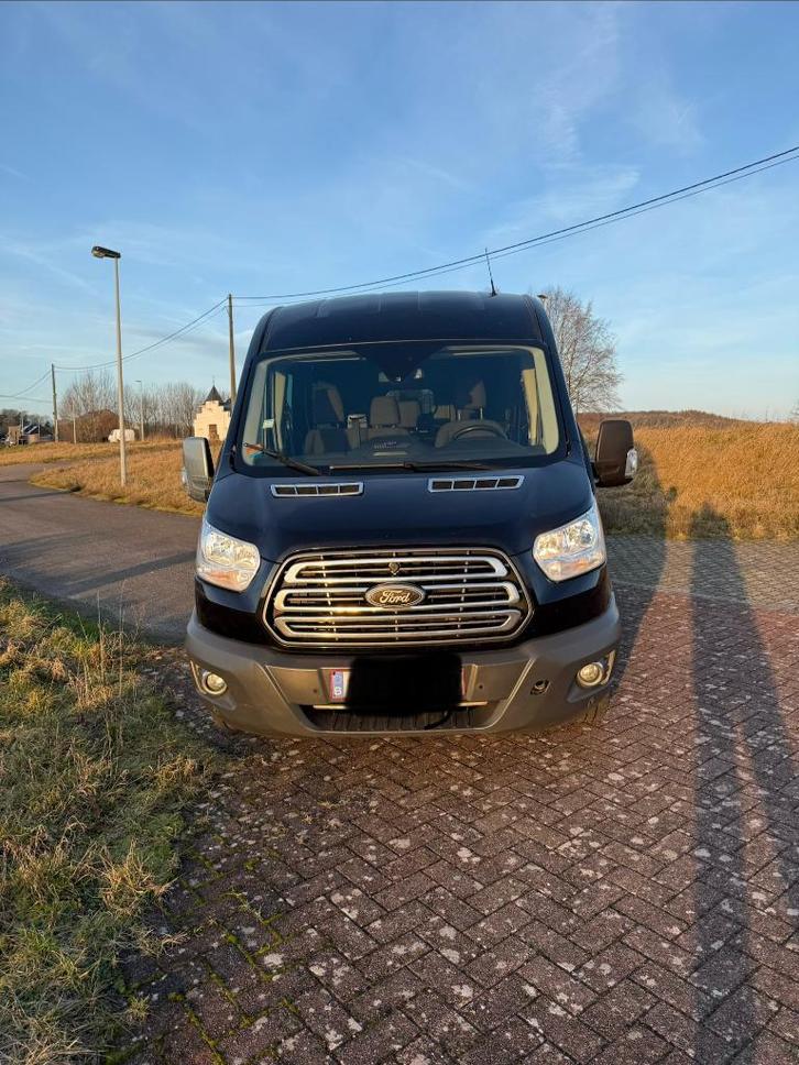 Ford Transit 2.0 Diesel 6-zits 2016 154000 km, Auto's, Bestelwagens en Lichte vracht, Particulier, ABS, Achteruitrijcamera, Adaptieve lichten