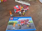 LEGO City Brandweer Ladderwagen - 60107, Ophalen, Zo goed als nieuw, Complete set, Lego