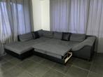 Hoekzetel met bedfunctie, Ophalen, 250 tot 300 cm, Hoekbank, Zo goed als nieuw