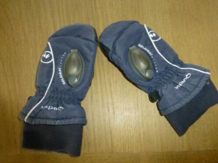 blauwe ski handschoenen Quechua maat +/- 98 - 116, Kinderen en Baby's, Kinderkleding | Mutsen, Sjaals en Handschoenen, Gebruikt