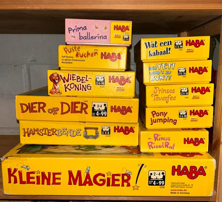 Haba spelletjes vanaf 4 jaar, Kinderen en Baby's, Speelgoed | Educatief en Creatief, Gebruikt, Ophalen of Verzenden