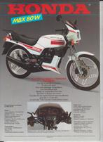 1983 Cyclomoteurs Honda MBX80W MTX80S brochure publicitaire, Verzenden, Gelezen