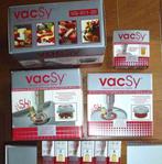 Vacuum verpakker-sealer VACSY - set dozen/schotels/stoppen, Enlèvement ou Envoi, Comme neuf