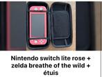 Nintendo switch lite rose + Zelda Breathe of the wild, Consoles de jeu & Jeux vidéo, Comme neuf, À partir de 7 ans