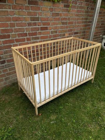 SNIGLAR, beuken babybedje, 60x120 cm beschikbaar voor biedingen
