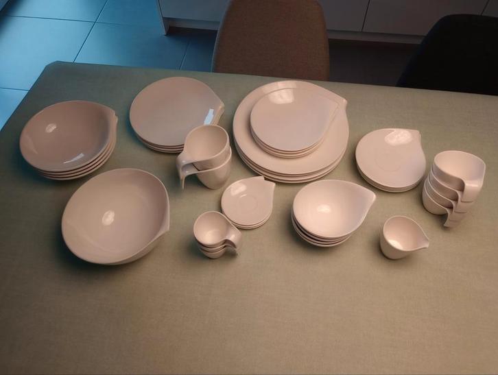 38-delig servies Villeroy & Boch FLOW, Huis en Inrichting, Keuken | Servies, Gebruikt, Ophalen