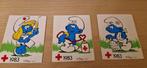 Smurfen stickers Rode Kruis   ( 5 stuks  ), Ophalen of Verzenden, Strip of Tekenfilm