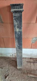 Gietijzeren regenafvoer 1m lang. Binnenafmeting 10x10 cm, Doe-het-zelf en Bouw, Buizen en Afvoer, Ophalen, Gebruikt, Minder dan 2 meter