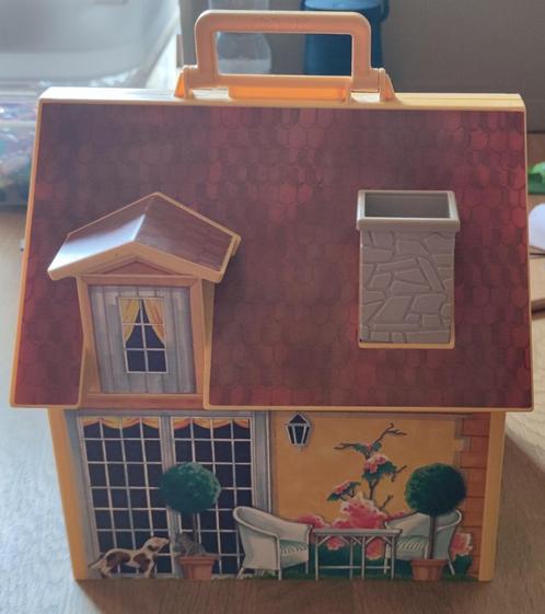 Playmobil huisje 4145 poppenhuis koffer meeneem huis playmob, Kinderen en Baby's, Speelgoed | Playmobil, Gebruikt, Complete set
