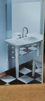 Lavabo sur pied et mural, Doe-het-zelf en Bouw, Sanitair, Ophalen of Verzenden, Zo goed als nieuw, Wastafel