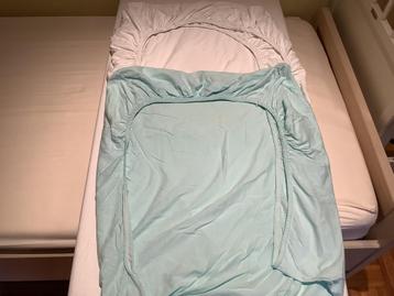 3 hoeslakentjes voor babybedje 120x60 cm ( ophalen mogelijk beschikbaar voor biedingen