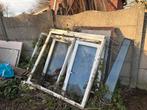 3 ramen. 2dubbele ramen en 1vast, Doe-het-zelf en Bouw, Raamkozijnen en Schuifdeuren, Ophalen, Gebruikt, Kunststof