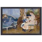 Kindermiddag in Wargemont - Pierre-Auguste Renoir canvas + b, Nieuw, Print, 50 tot 75 cm, Oorspronkelijke maker