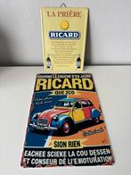 2 metalen RICARD-platen, Ophalen of Verzenden, Zo goed als nieuw