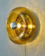 Vintage wandlamp Doria Leuchten plafondlamp Donut messing, Maison & Meubles, Accessoires pour la Maison | Autre, Vintage Mid-Century design brass wandlamp 60's