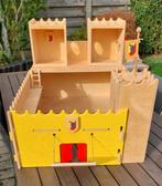 Houten kasteel (90x70x60cm) in zeer goede staat, Kinderen en Baby's, Speelgoed | Houten speelgoed, Ophalen