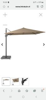 parasol merida plus taupe (intratuin), Tuin en Terras, Ophalen, Zo goed als nieuw