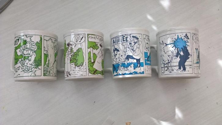 tassen/mokken van kuifje uitgave planta 1980, Verzamelen, Complete verzamelingen en Collecties, Ophalen of Verzenden