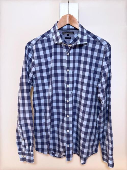 Tommy Hilfiger hemd / Geruit / Lange mouw / New York Fit / L, Kleding | Heren, Overhemden, Zo goed als nieuw, Halswijdte 41/42 (L)