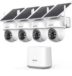 Kit 4 Caméras de Surveillance WiFi Extérieures Solaires – 2K, Audio, Tv en Foto, Videobewaking, Ophalen of Verzenden, Nieuw