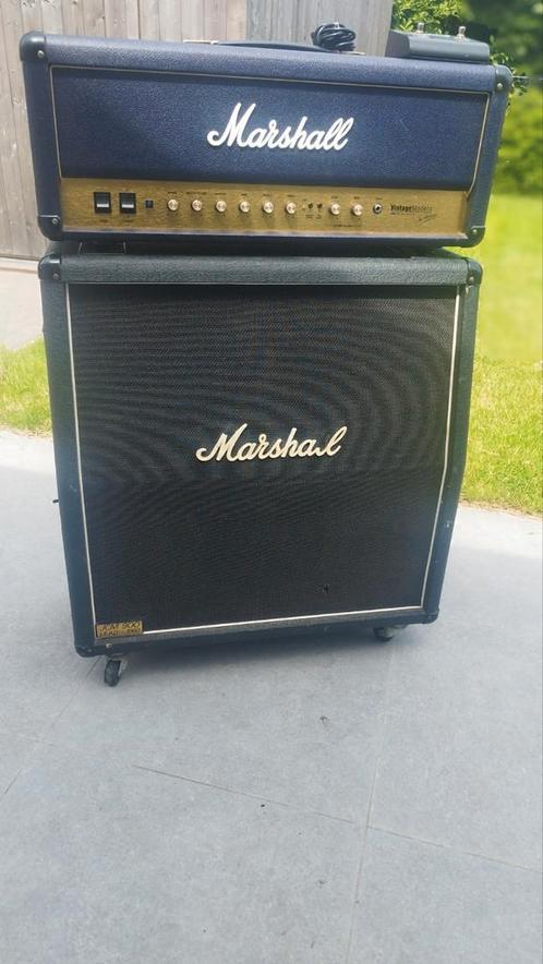 Marshall Stack: Vintage Modern 2266 Head + 1960 Lead 4x12 Ca, Muziek en Instrumenten, Versterkers | Bas en Gitaar, Zo goed als nieuw