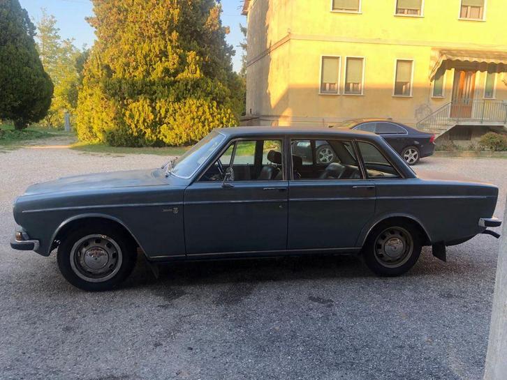 VERKOCHT 164 met Airco 1971 ongerestaureerd en 90% roestvrij, Auto's, Volvo, Bedrijf, Te koop, Airconditioning, Lederen bekleding