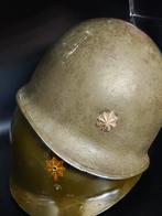 US WWII M1 helmet and liner, Major, Verzamelen, Ophalen of Verzenden