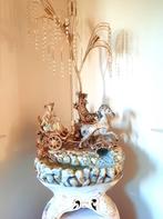 Lorenzon Italiaanse porselein kamerfontein met beeld & lamp, Ophalen
