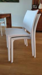 Lot de 6 chaises de salle à manger, Maison & Meubles, Chaises, Design, Enlèvement, Autres matériaux, Blanc