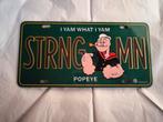 Popeye sierbord voor auto of interieur Dit bord, Verzamelen, Ophalen of Verzenden, Zo goed als nieuw