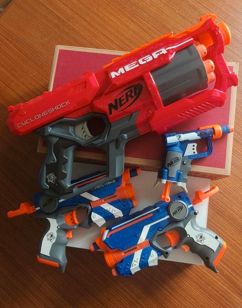 4x Nerf Blasters, Kinderen en Baby's, Speelgoed | Buiten | Actiespeelgoed, Gebruikt, Ophalen of Verzenden
