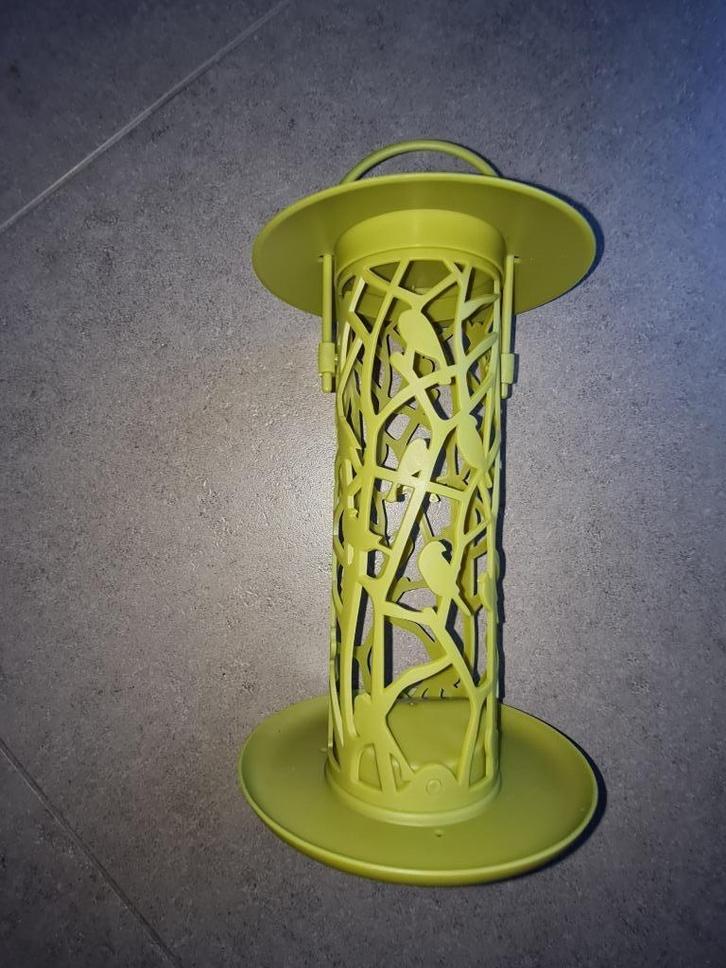 Esschert Design tsjiftsjaf - vetbollensilo met tray - groen, Dieren en Toebehoren, Vogels | Toebehoren, Nieuw, Eten en Drinken