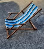 Chaise de plage pliable/chaise longue, Jardin & Terrasse, Enlèvement, Bois, Empilable