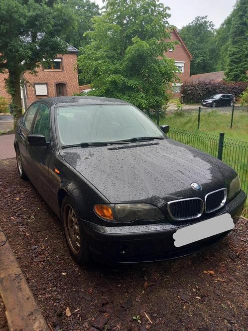 BMW320d, Auto's, BMW, Particulier, Overige modellen, Diesel, Euro 3, Overige carrosserie, 4 deurs, Handgeschakeld, Zwart, Beige