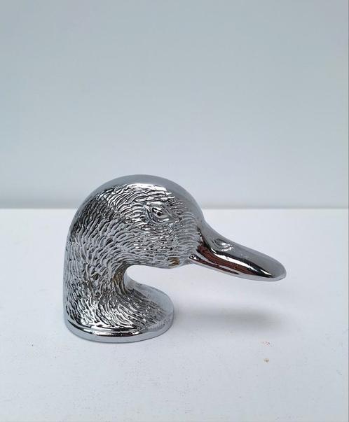 Ouvre-bouteille vintage en métal argenté Ducky Paris, Antiquités & Art, Art | Objets design, Enlèvement ou Envoi