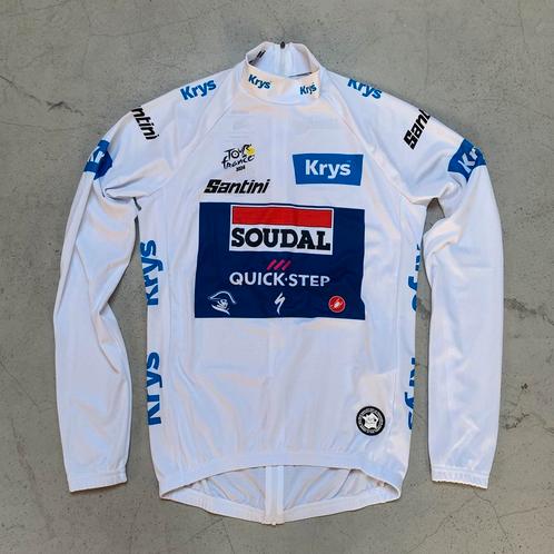 Remco Evenepoel 2024 Tour de France podium koerstrui, Fietsen en Brommers, Fietsaccessoires | Fietskleding, Ophalen of Verzenden
