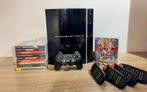 PS3 Phat + 10 Games + 1 Controller + Accesoires, Games en Spelcomputers, Phat, Met 1 controller, Gebruikt, Met games