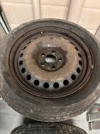 4x autobanden met stalen velgen, Auto-onderdelen, Banden en Velgen, Ophalen, Velg(en)