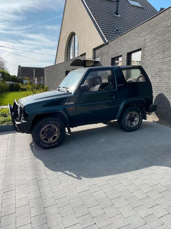 Daihatsu feroza, Auto's, Daihatsu, Particulier, Feroza, Benzine, SUV of Terreinwagen, 3 deurs, Handgeschakeld, Groen, Vierwielaandrijving