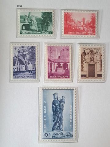 België OBP 946-951 ** 1954 beschikbaar voor biedingen