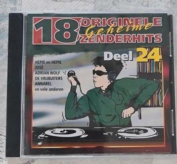 Cd 18 Originele Geheime Zenderhits vol. 24  beschikbaar voor biedingen