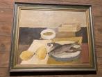Schilderij F Bosteels, Antiek en Kunst, Ophalen