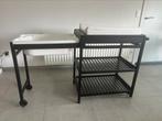 Verzorgingtafel QUAX met BAD in het zwart, Ophalen of Verzenden, Zo goed als nieuw
