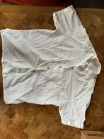 Licht wit overhemd, korte mouw maat 38-39 Large
