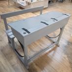 Pupitre Banc d'écolier à double plateaux - remis en état, Enfants & Bébés, Enlèvement, Comme neuf, Autres types