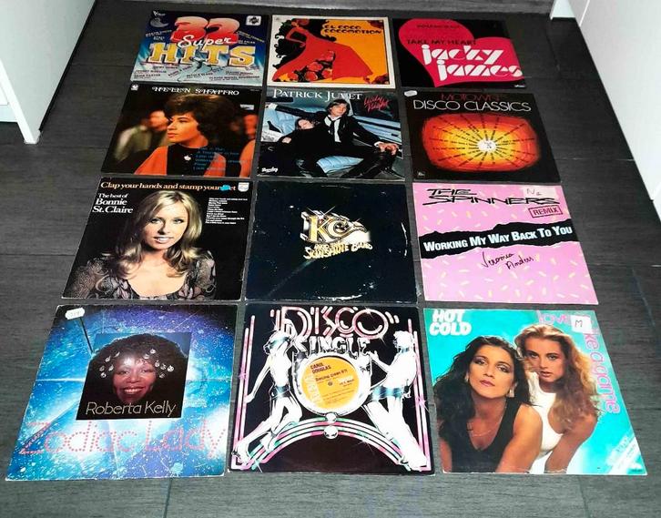 LP's en maxi singels verschillende genrs zie foto's, Cd's en Dvd's, Vinyl | Overige Vinyl, Gebruikt, 12 inch, Ophalen of Verzenden