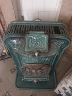 Oude gietijzeren houtskool/houtkachel, Huis en Inrichting, Kachels, Ophalen, Gebruikt