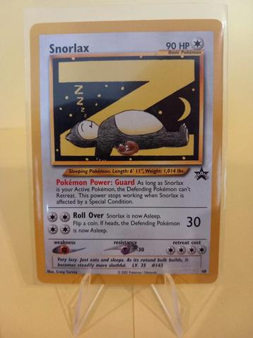Pokemon/ Snorlax #49 - Promo beschikbaar voor biedingen