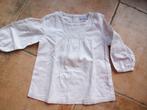 Wit tuniekhemd, maat 74, nooit gedragen, Kinderen en Baby's, Babykleding | Maat 74, Ophalen of Verzenden, Gebruikt