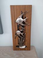 Vintage houten wanddecoratie, Huis en Inrichting, Woonaccessoires | Wanddecoraties, Ophalen of Verzenden, Zo goed als nieuw